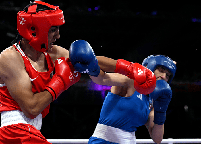 Boxeadora olímpica abandona y rompe a llorar tras combate de 46 segundos contra un competidor masculino