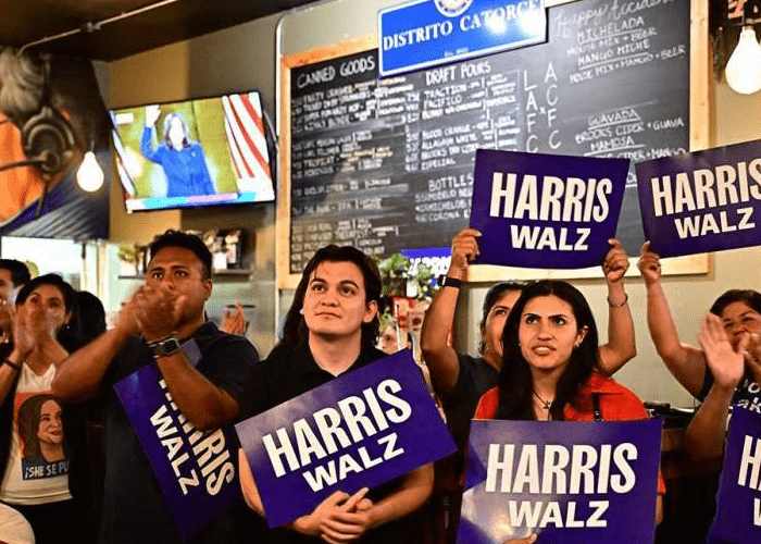 Harris aventaja a Trump entre los latinos, pero el margen es menor que en años electorales anteriores