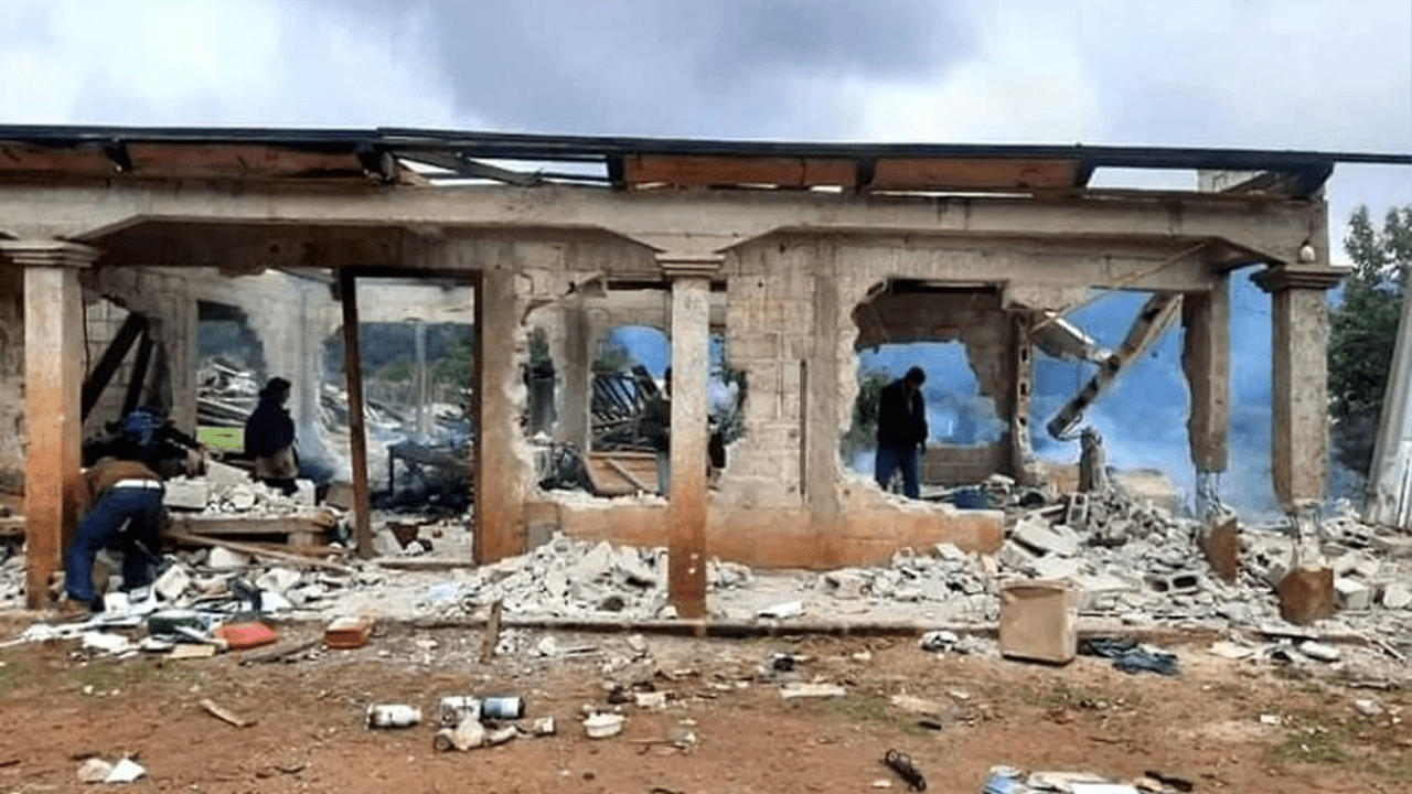 Destruyen casa evangélica en represalia por la construcción de una iglesia